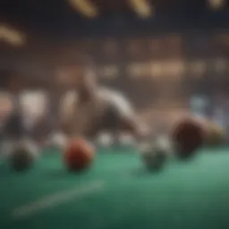 Visual representation of various sports betting types