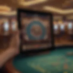 User interface of Akwesasne Casino App showcasing its navigation