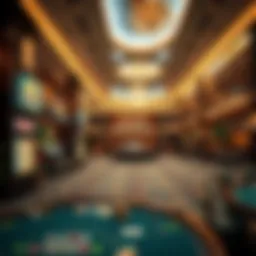 A panoramic view of a luxurious casino in Cambodia showcasing its architecture and ambiance