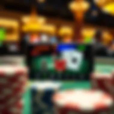 Exploring Features of BetMGM Poker App Screenshot showcasing various features of the BetMGM Poker App