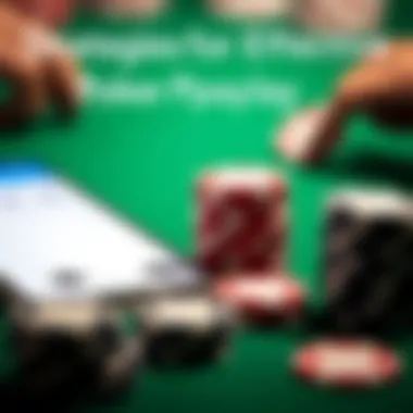 Strategies for Effective Poker Gameplay Graphic highlighting gameplay strategies for successful poker plays