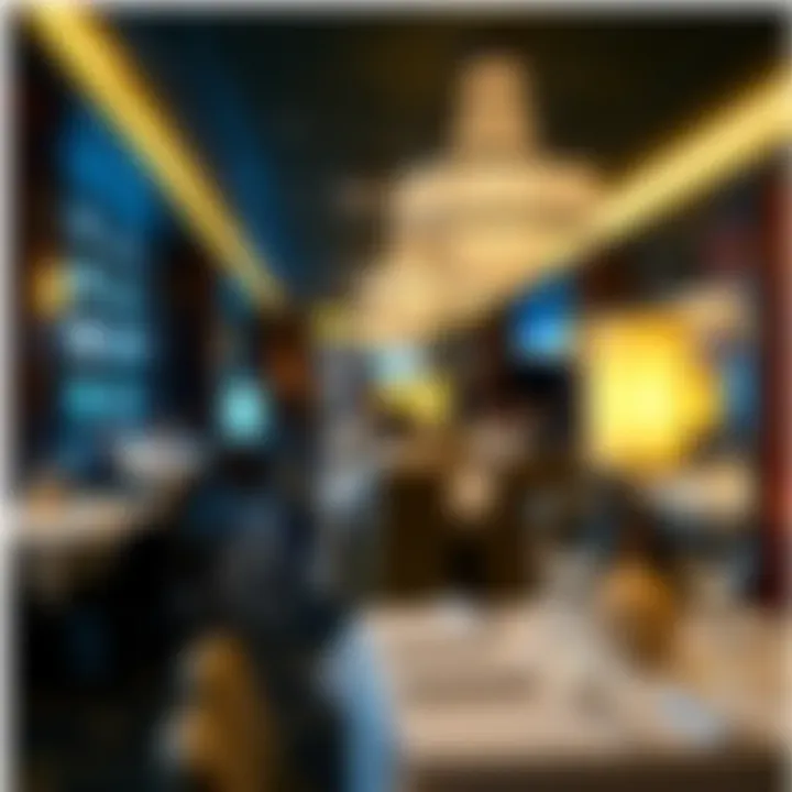 Sophisticated Dining at Borgata Casino A sophisticated dining area featuring gourmet cuisine at Borgata Casino