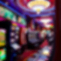 A vibrant gaming floor filled with slot machines and table games at Borgata Casino