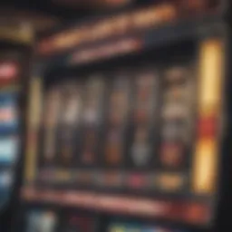 Exciting slot machine display at Borgata