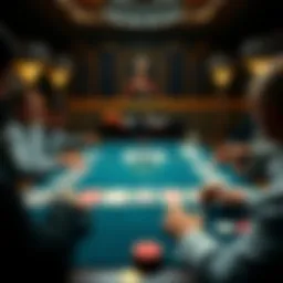 Bridge card game layout with players