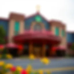 Exterior view of Emerald Queen Casino showcasing its architectural design