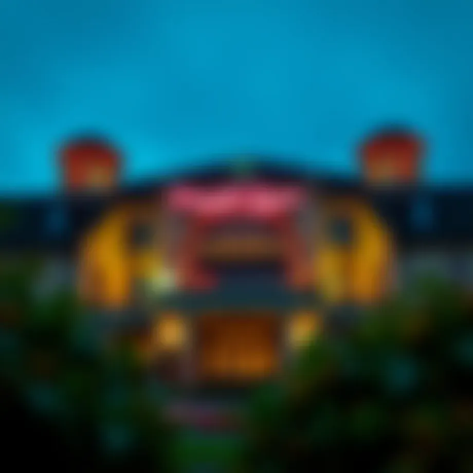 Exterior view of Emerald Queen Hotel & Casino showcasing its architectural design