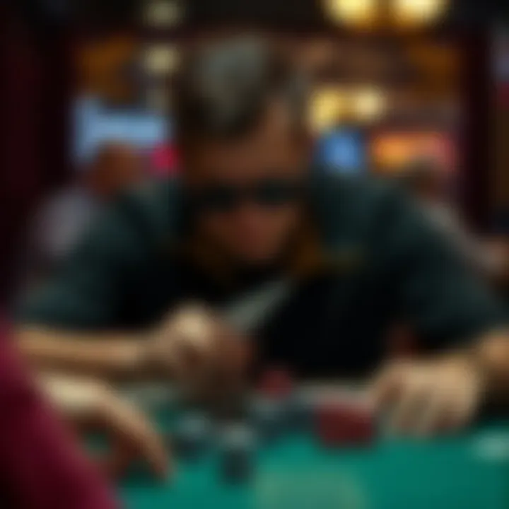 Psychological tactics in live poker