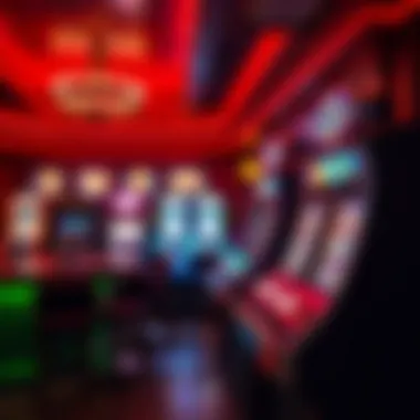 Bar Atmosphere with Engaging Slot Machines A vibrant bar setting featuring popular bar top slot machines in action