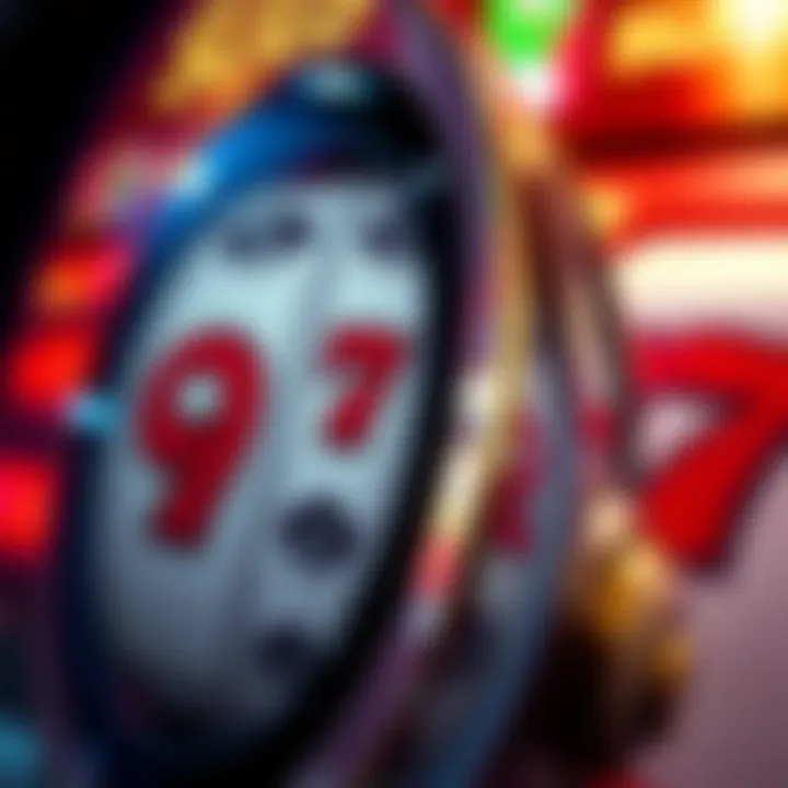 Spinning Slot Reel with Symbols A close-up view of a spinning slot reel with symbols