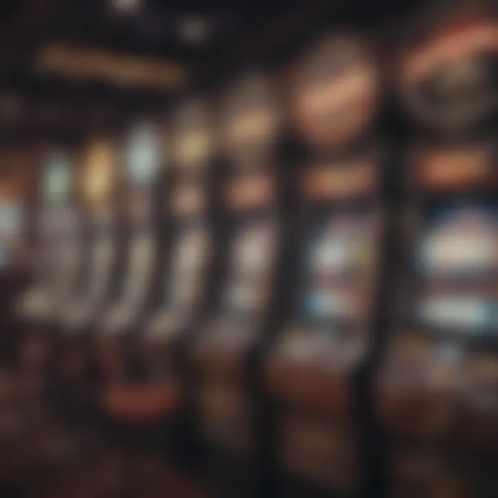 A detailed representation of various poker machine types available in casinos.