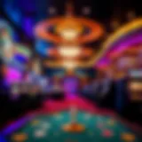 A luxurious casino interior showcasing opulent decor and vibrant ambiance.