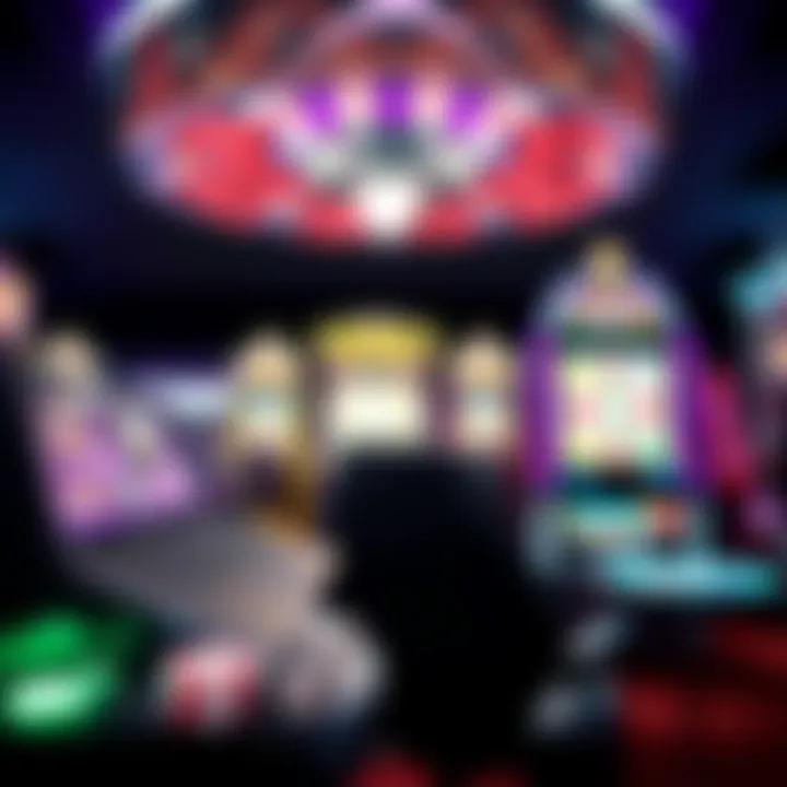 Technological advancements in online gaming illustrated through digital devices.