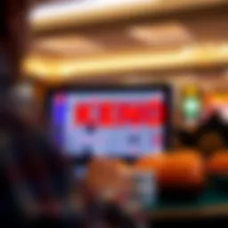 An overview of Keno gameplay on an online platform