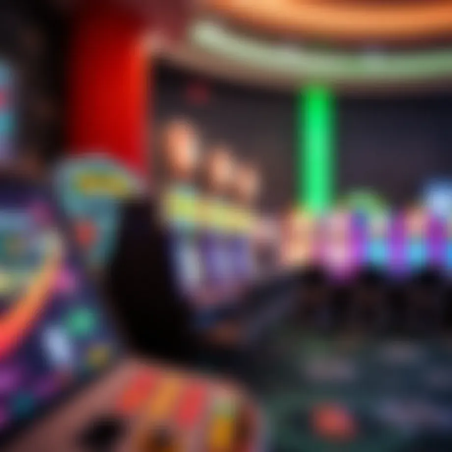 Social gaming environment showcasing free slot machines