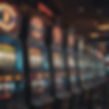 Illustration of various types of slot machines