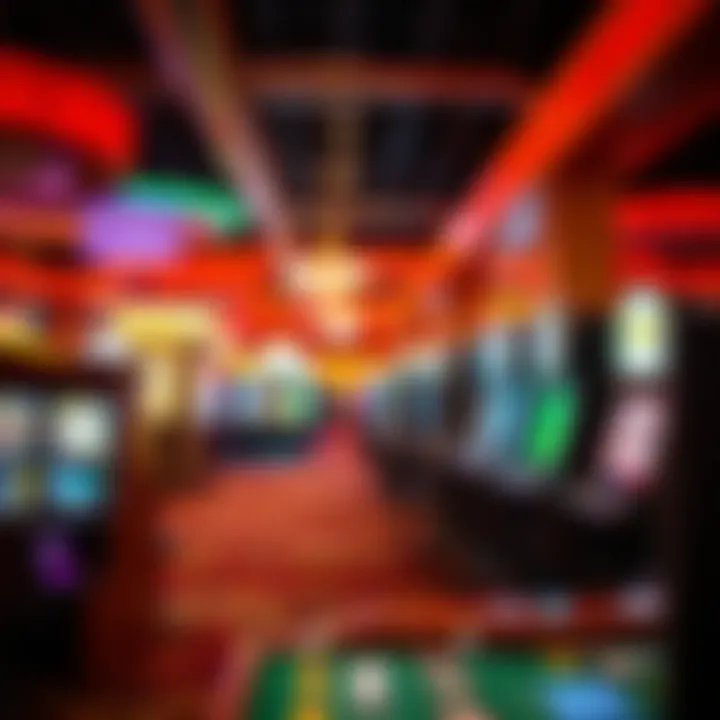 Vibrant Casino Atmosphere in Bakersfield Vibrant casino floor showcasing gaming tables and machines