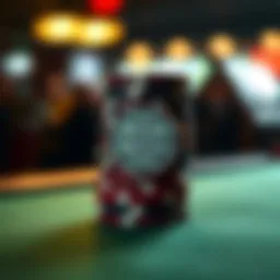 A stack of poker chips representing Pot Limit Omaha strategy