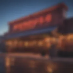 Exterior view of Roadhouse Casino showcasing its vibrant entrance