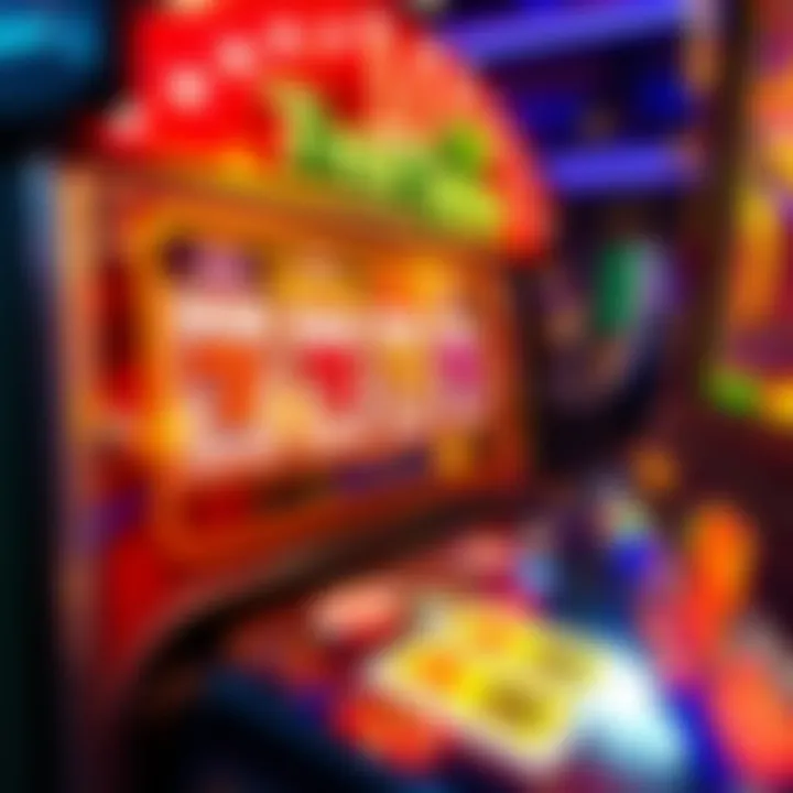 An illustration showcasing free spins feature in action