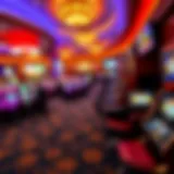 A panoramic view of the vibrant gaming floor at Tap MGM Grand