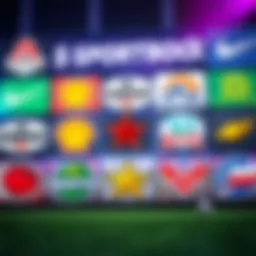 Illustration of various sportsbook logos