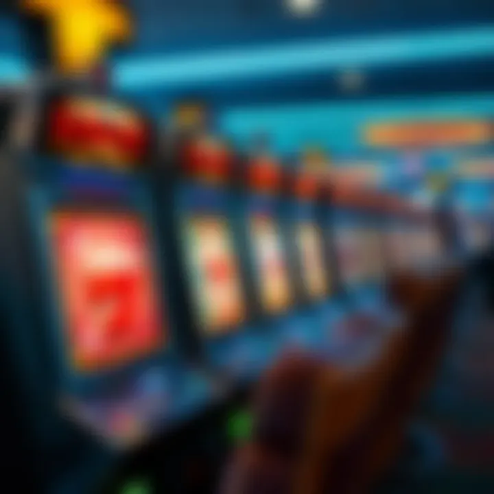 Strategic Gameplay on Lock and Link Slot Machine A strategic gameplay session on a lock and link slot machine