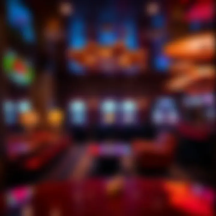 Relaxing Lounge Area in Lucky Lady Casino A cozy lounge area within Lucky Lady Casino designed for relaxation