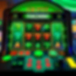Visual representation of the Green Machine slot interface.