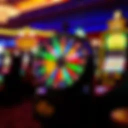 Colorful Spin the Wheel at a casino