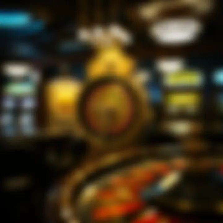 Historical depiction of a wheel game in a vintage casino