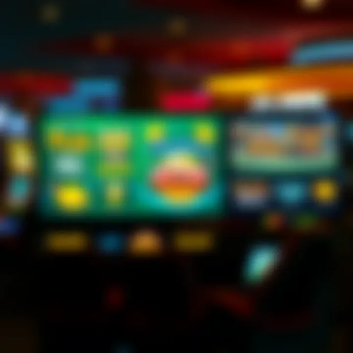 Popular Free Slot Game Titles An engaging gaming screen featuring popular free slot titles