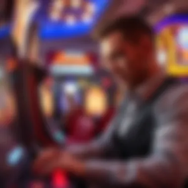Maximizing Slot Game Features and Bonuses A strategic player analyzing slot game features and bonuses