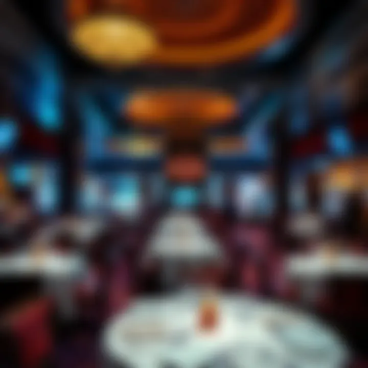 Gourmet Dining Experience at Hard Rock Casino Luxurious dining area featuring exquisite culinary offerings