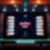 Illustration of a bracket pool setup with teams
