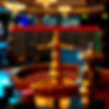 A chart illustrating the odds and probabilities associated with different types of bets in roulette