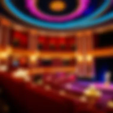 Luxurious Wynn Theater Interior Inside the luxurious Wynn Las Vegas theater hosting Le Rêve