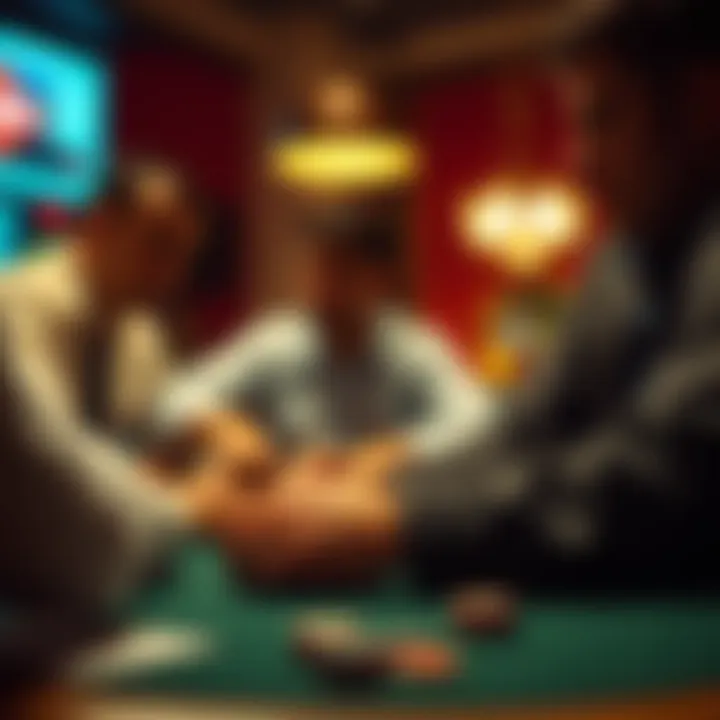 Psychological tactics in poker gameplay