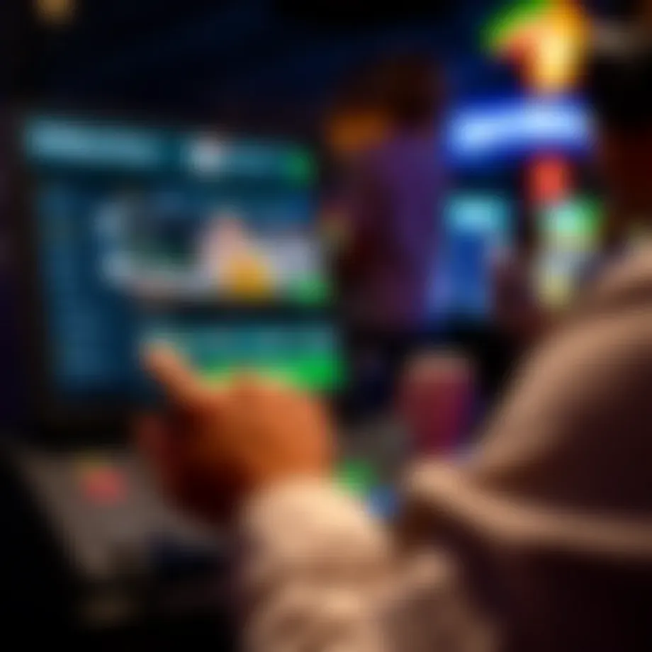 User navigating the MGM Sportsbook PA app interface