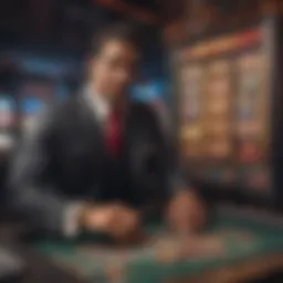 Detailed view of Mr. Vegas Slot game interface showcasing vibrant graphics