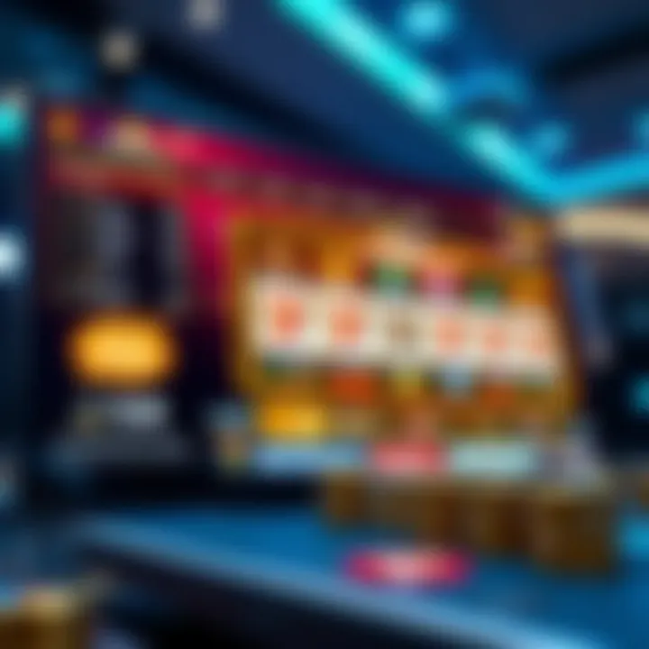 Online Casino Interface for No Deposit Slots A screenshot of an online gambling platform showcasing no deposit slots