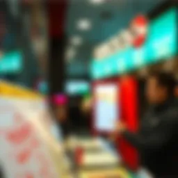 Digital representation of Powerball ticket purchase