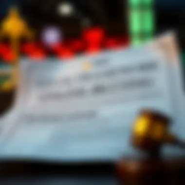 Legal Framework of Online Betting A legal document symbolizing regulations in online sports betting