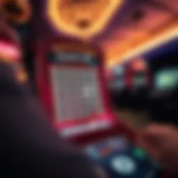 Digital lottery scratch card interface