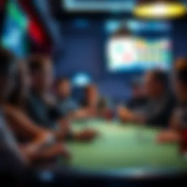 Community Engagement in Sports Betting Social gathering at PointsBet Sports Bar with engaged customers