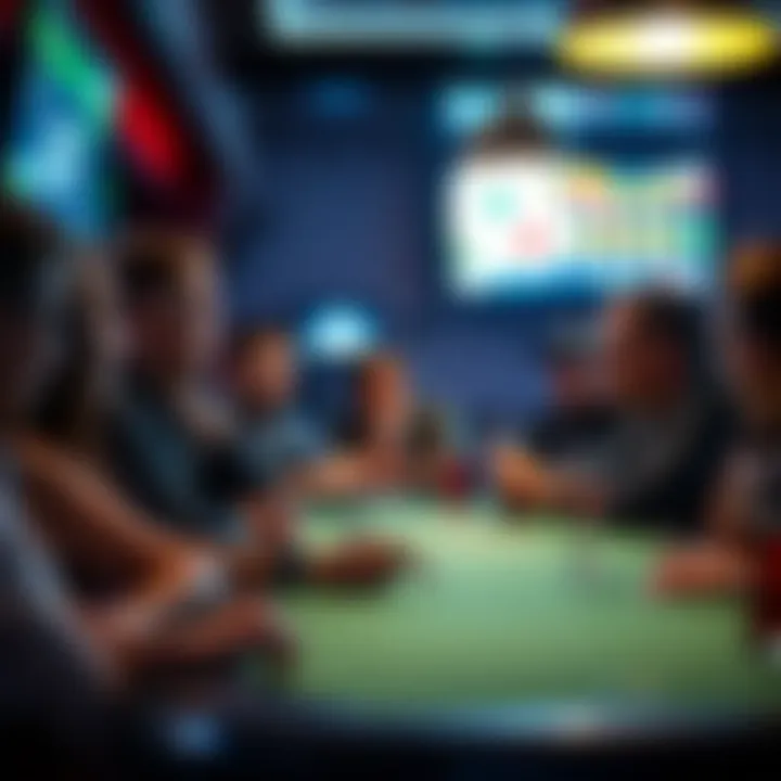 Community Engagement in Sports Betting Social gathering at PointsBet Sports Bar with engaged customers