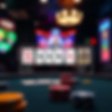 Gameplay Mechanics Overview Visual representation of gameplay mechanics in Poker Face.