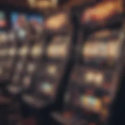 Vibrant gaming interface showcasing various slot machines