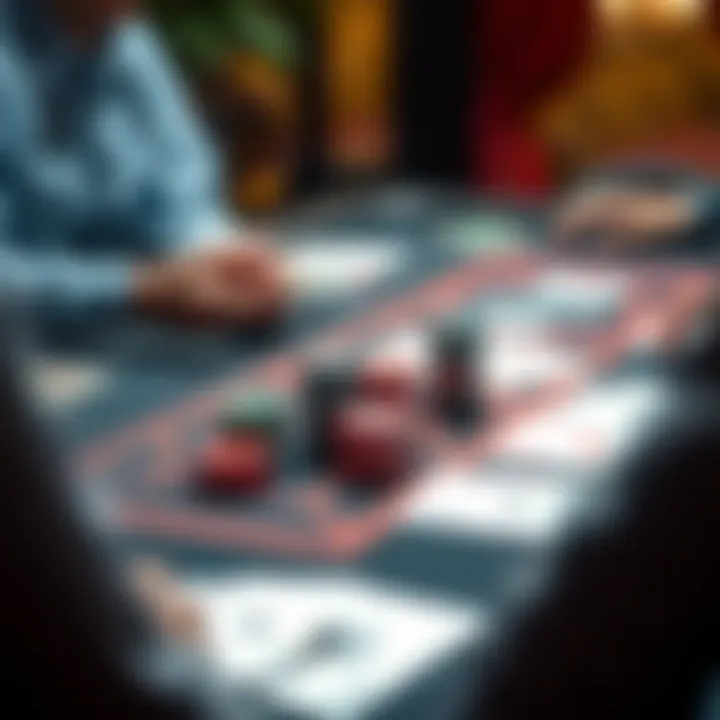 A strategic card game setup highlighting various strategies