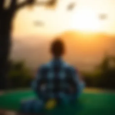 A serene landscape symbolizing tranquility and peace of mind.